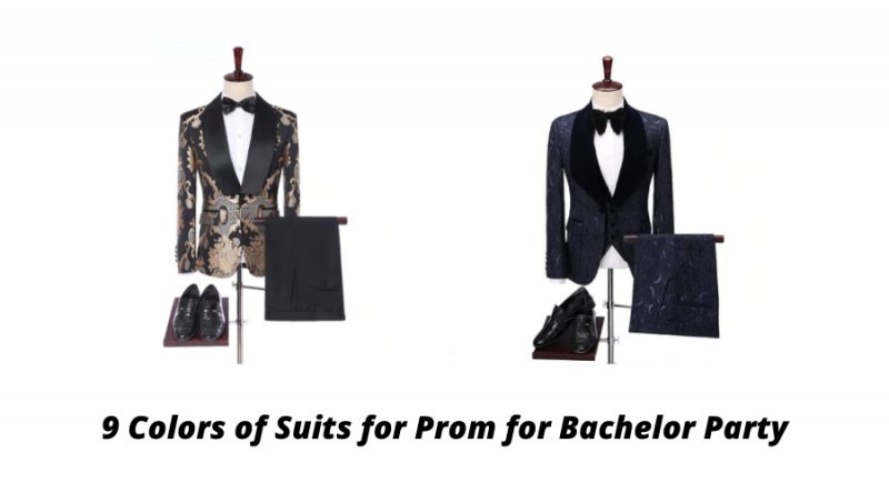9 Colors of Suits for Prom for Bachelor Party