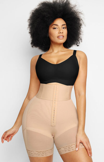 Get the Perfect Hourglass Figure with AirSlim® Boned Sculpt High Waist Shorts